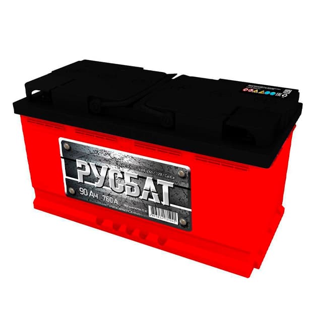 Car battery Rusbat 75L 650 A — 1