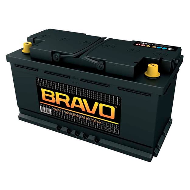 Car battery Bravo 90Ah 760A 12 V — 1