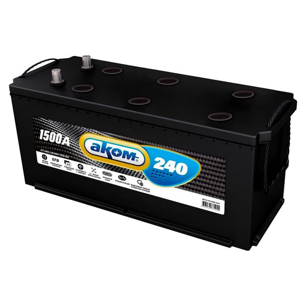 Akom 240Ah 1500A (EN) 12V Car Battery  — 1