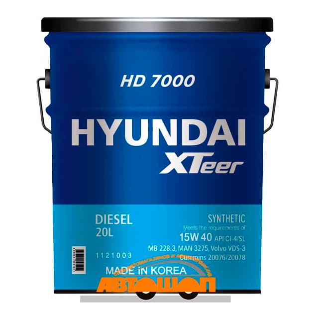 Motor moyi XTeer HD 7000 15W40 — 1