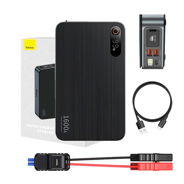 Avtomobil starteri Powerbank Baseus Super Energy PRO Car Jump Starter, 1600A — 1