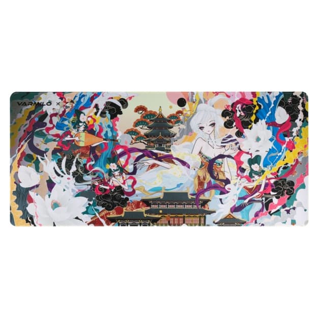 Игровая поверхность Varmilo Mouse Pad CHANG'E-GUANGHAN PALACE XL (900х400х3мм) Green ZDB050-01 — 1
