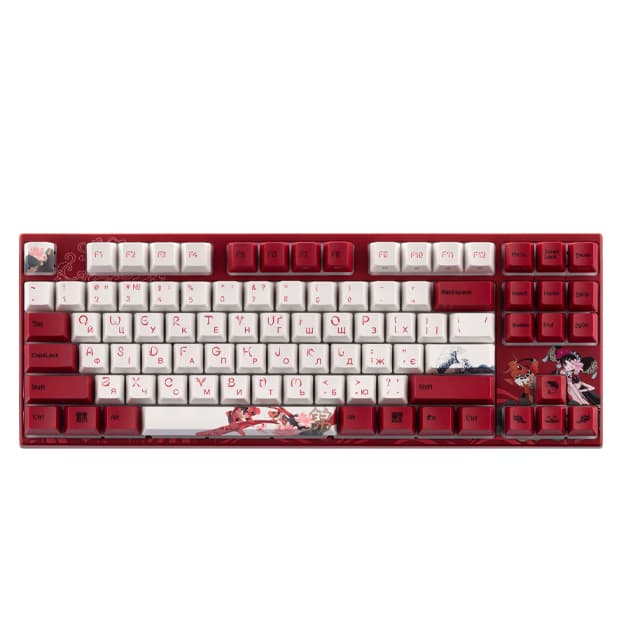 Механическая клавиатура Varmilo VEM87 Koi 87Key, EC V2 Rose, USB-A A33A039B0A3A17A034 — 1