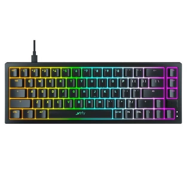 Клавиатура Xtrfy K5 RGB Black (K5-RGB-CPT-BLACK-R-UKR) — 1