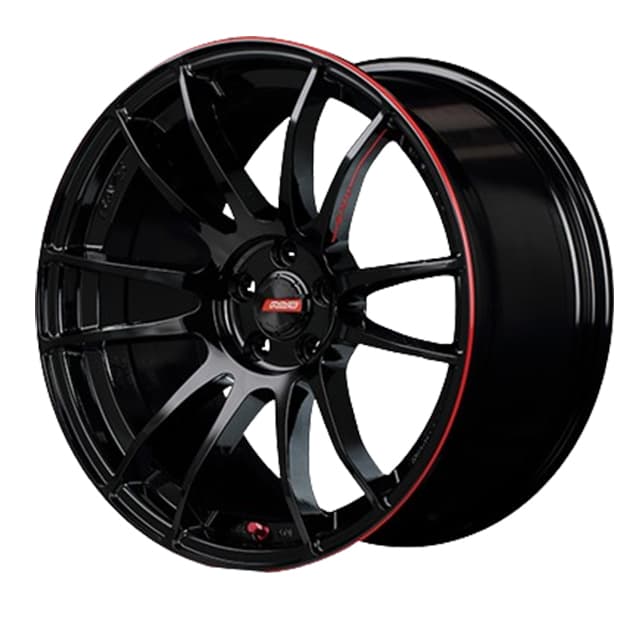 Diska mashina uchun R15 R123 Gloss Balck red lip 4*100 ET35 CB56.5 4 ta — 1