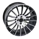 Diska mashina uchun R17 1098 Black Machin 4*114.3 ET40 CB56.5 4 ta