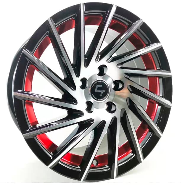 Diska mashina uchun R15 (752 Black Machin Redline) 4*100 ET35 CB56.5 4 (ta) — 1