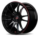 Diska mashina uchun R17 R123 Gloss Black 8*100*114.3 ET35 CB56.5 4 ta