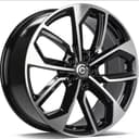 Diska mashina uchun R18 WLB109 Black Machine 5*112 ET30 CB67.1 4 ta