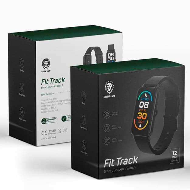 Smart bilaguzuk Green Lion Fit Track — 1