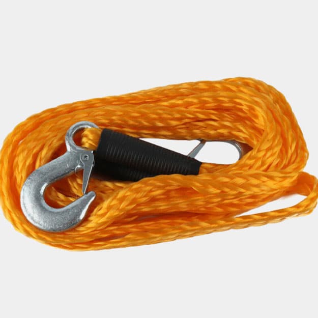 Avtomobilni tortish uchun ikkita ilgakli 3 qavatli arqon, 3 tonna, 4 metr — 1