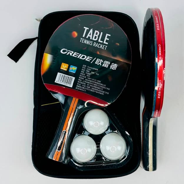 Stol tennisi uchun raketa va sharlar Powergym