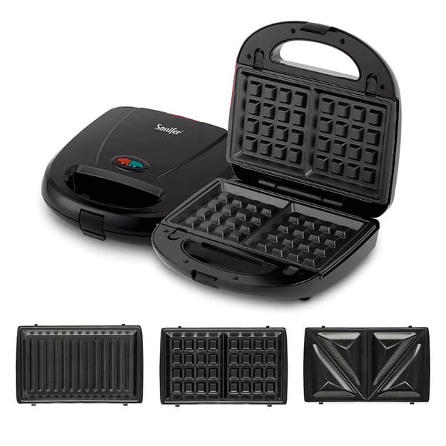 Sendvich ishlab chiqaruvchi sendvich ishlab chiqaruvchi vafli dazmol 3-si 1da Sonifer SF-6150