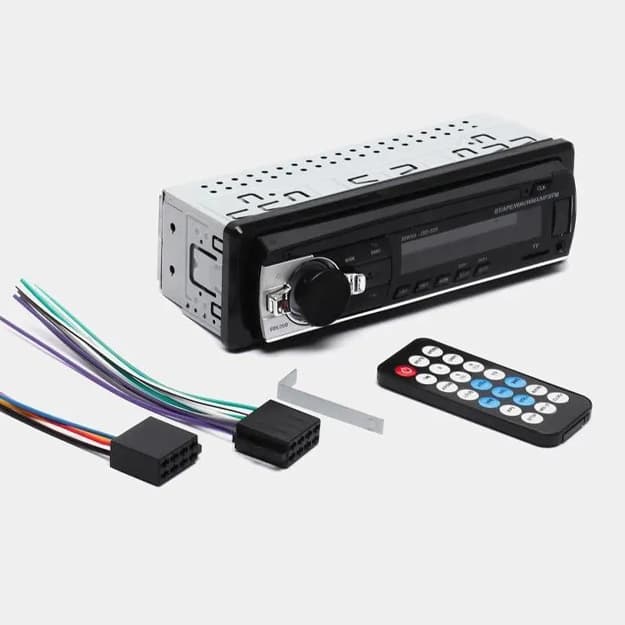 Avtomobil radiosi 1 DIN, masofadan boshqarish pulti bilan multimedia, Bluetooth, USB, AUX, misroSD — 2