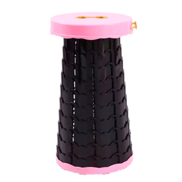 Складной походный табурет Telescopiс Stool Розовый — 1