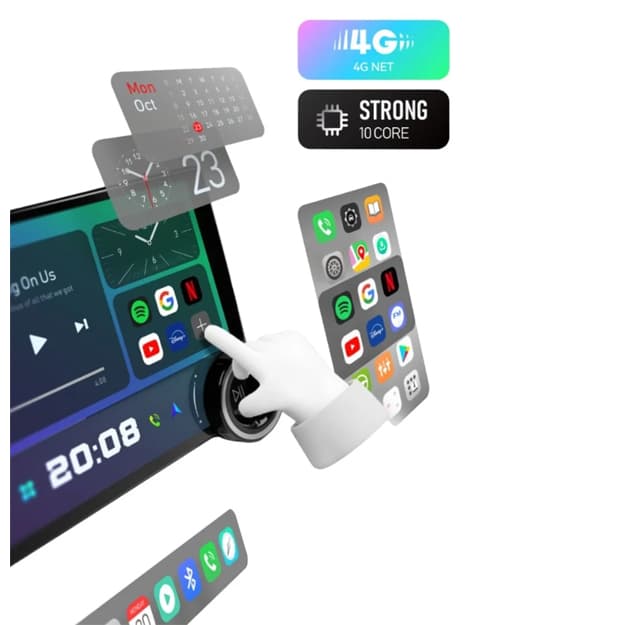Avtomobil monitori  Diamond X80 2/32 gb Android  universal — 3