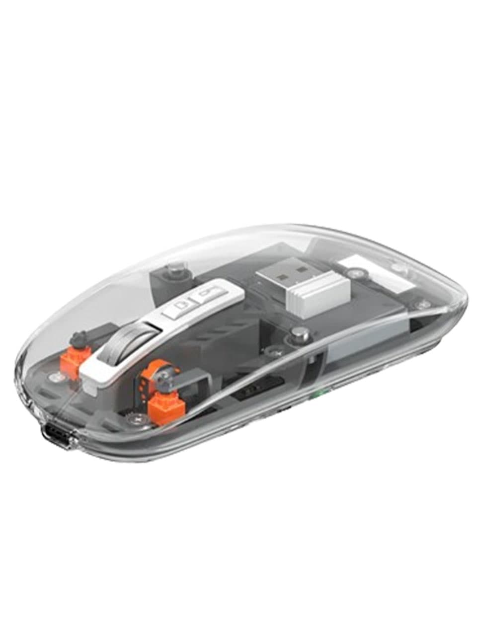 WiWU Crystal Transparent Magnetic Wireless Mouse  — 2