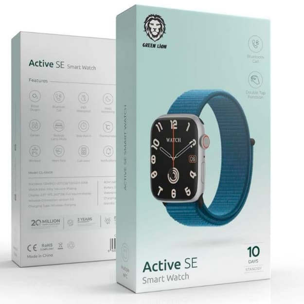 Smart soat Green Lion Astive SE ko‘k — 1