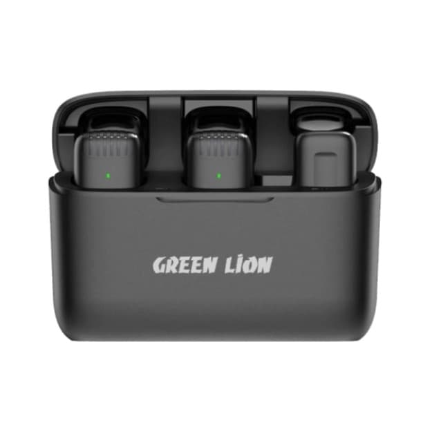 Lightning Green Lion gn2wmiclgbk 62250 ulagichi bilan 2-in-1 simsiz mikrofon — 1