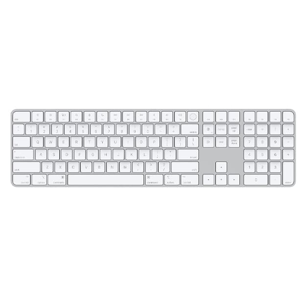 Apple Silison bilan Mas modellari uchun Magis Touch ID va raqamli klaviatura - Inglizcha (AQSh) - Oq tugmalar — 1