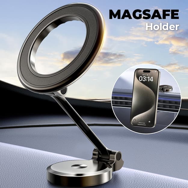Avtomobil uchun telefon ushlagichi MagSafe Holder, 360 gradusga aylanadigan — 1