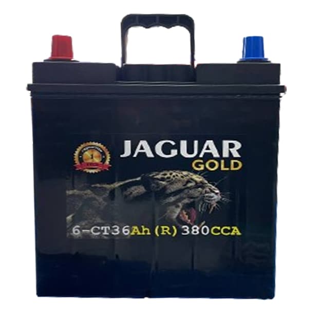 Автомобильный аккумулятор Jaguar Gold 6-CT36Ah 380 CCA
