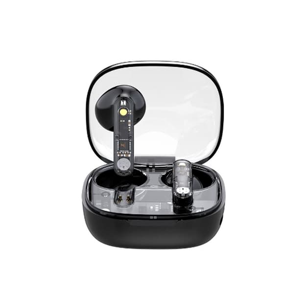 Simsiz minigarnituralar Green Lion Transparent Pro True Wireless Earbuds - Black — 1