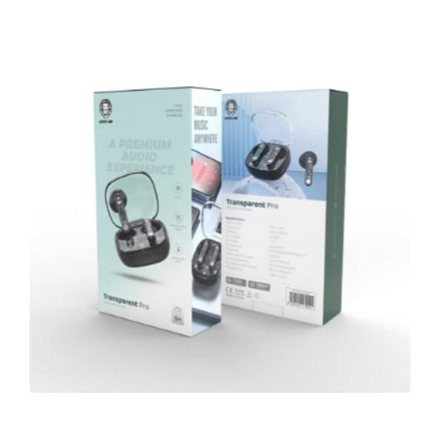 Simsiz minigarnituralar Green Lion Transparent Pro True Wireless Earbuds - Black — 2