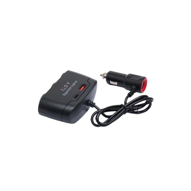 Avtomobil zaryadlovchisi 3 ta rozetkali va USB portli — 1
