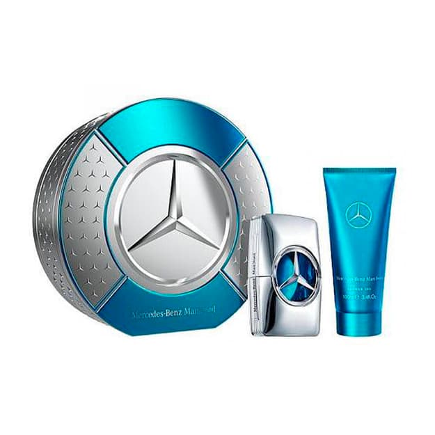 MERCEDES BENZ MAN BRIGHT EDP SET  100ML SH/G 100ML — 1