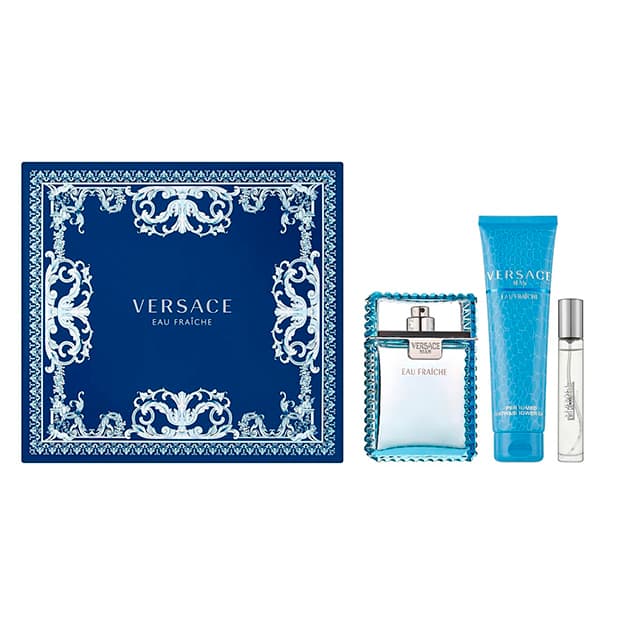 VERSACE EAU FRAICHE EDT SET  100ML 10ML SH/G 150ML — 1