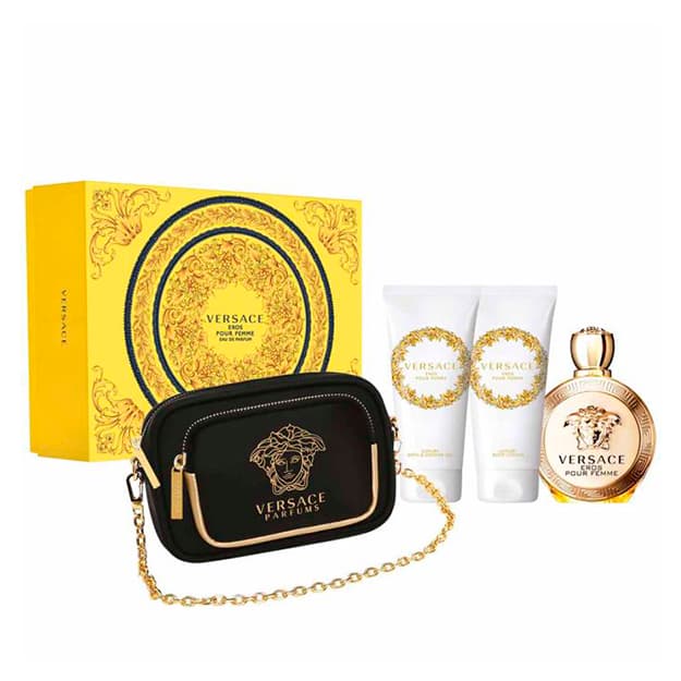 VERSACE EROS POUR FEMME EDP SET 100ML B/L 100ML B/Sh/G 100ML — 1