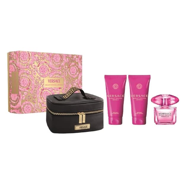 Versace Bright Crystal  Absolu (W) SET EDP 90 ml +BL100+SH100+POUCHE — 1