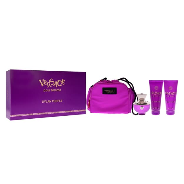 Versace Dylan Purple (W) Set EDP 100ml + b/l 100ml + sh/g 100ml + Bag — 1