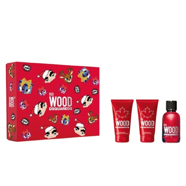 Dsquared2 Red Wood (W) Set EDT 50ml + Sh/G 50ml + B/L 50ml — 1