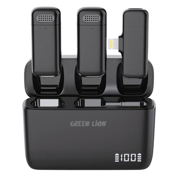 Mikrofon Green Lion Duo Cast Wireless Lightening Microphone with 20m — 1