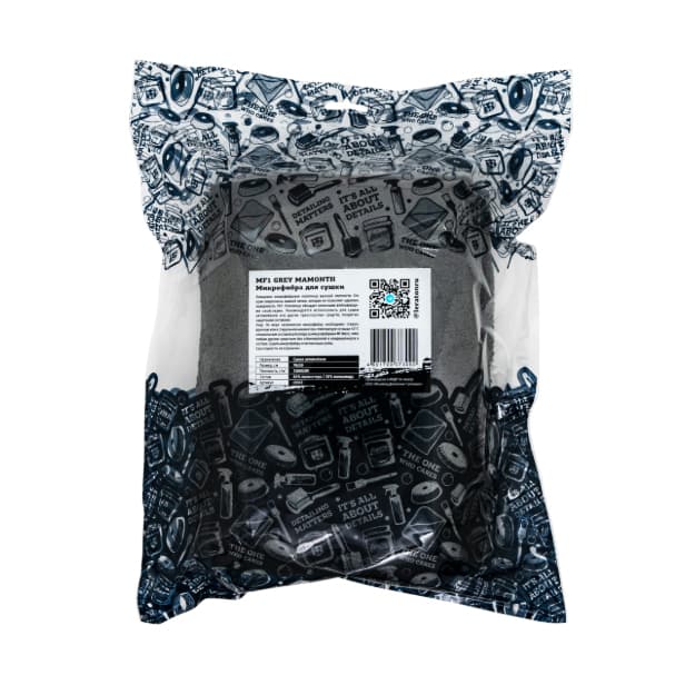 Plyush mikrofibra quritish uchun GREY MAMONTH MF1 — 1