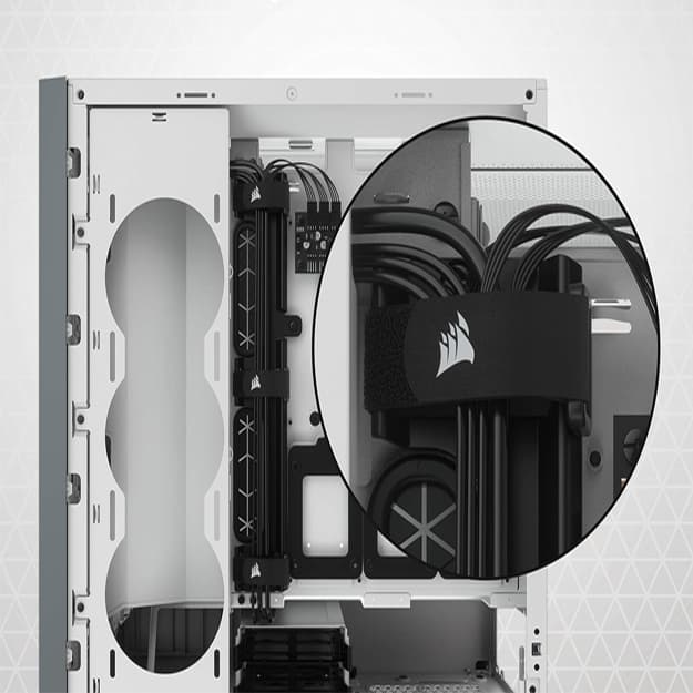 Kompyuter korpusi iCUE 5000X RGB White — 2