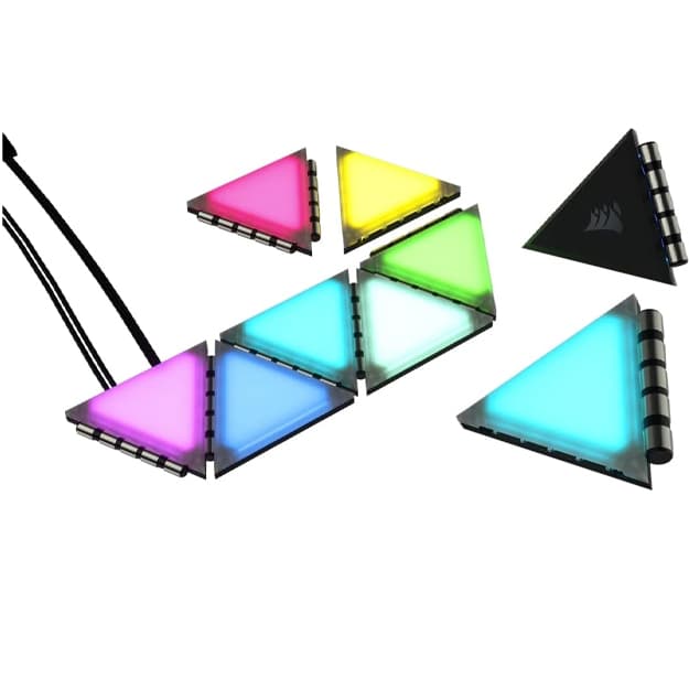 Yorutuvchi chiroqlar Corsair iCUE LC100 Case Accent Lighting Panels