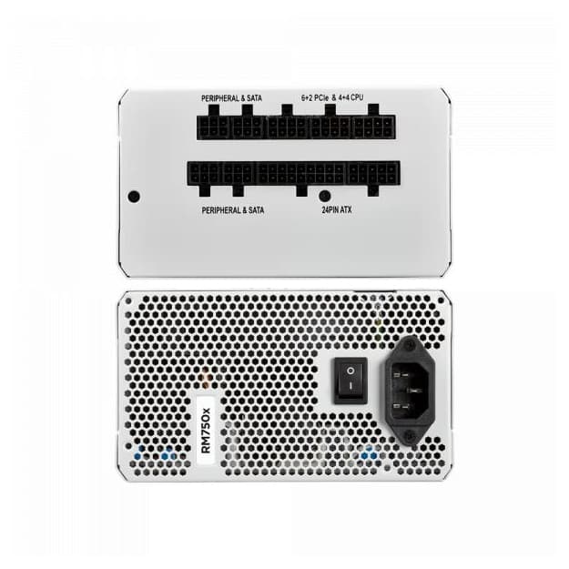 Quvvat bloki Corsair RM750x 750W White 80+ Gold — 3