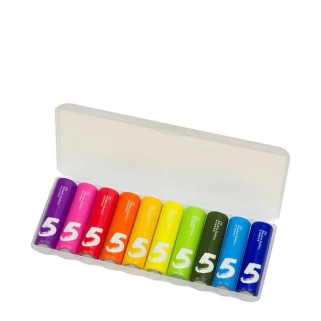 Batareya Xiaomi AA Rainbow Batteries (10 Count) — 1