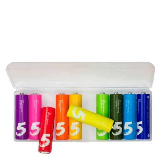 Batareya Xiaomi AA Rainbow Batteries (10 Count) — 2