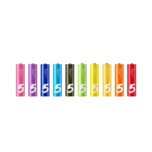 Batareya Xiaomi AA Rainbow Batteries (10 Count) — 3