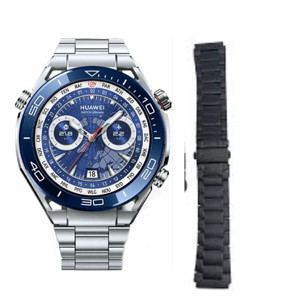 Aqlli soat Huawei Watch Ultimate Titanium Silver+Rubber Strap — 1