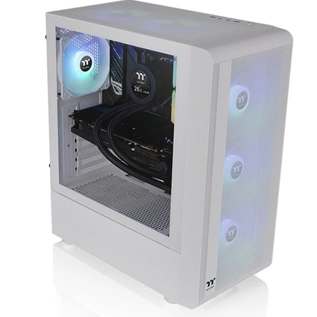 Thermaltake S200 TG ARGB Snow Case (CA-1X2-00M6WN-00)  — 4