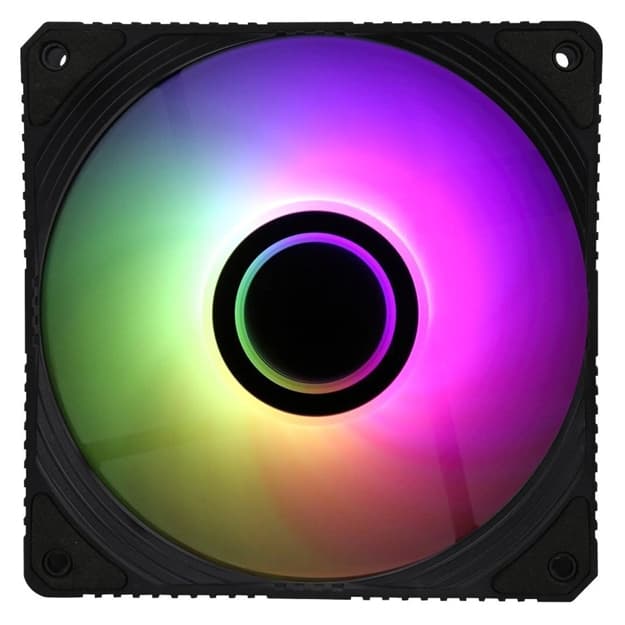 Корпусный вентилятор 2E GAMING AIR COOL INFINITY ACF120IW-ARGB, 120mm, 1200rpm, 3pin, 3pin+5VAura, 23dBa — 1