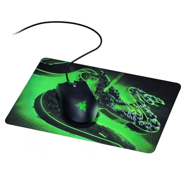 Sichqonchasi Razer Abyssus Lite USB s igrovoy poverxnostyu Goliathus Mobile Construct Edition Black/Green (RZ83-02730100-B3M1). — 1