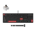 Klaviatura Lemokey X3 104Key, Keychron Red, USB-A, QMK/VIA, EN/UZ/RU