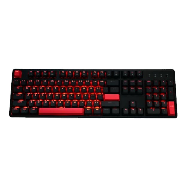 Klaviatura Lemokey X5 104Key, Keychron Red, USB-A, QMK/VIA, EN/UZ/RU — 3