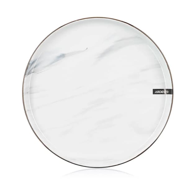Kechki ovqat likopchasi Ardesto Marmo 27 sm (Har bir qutida 6 dona) — 1